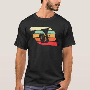 Retro Vintage Tube Wind Instrument Musical Page No T-Shirt
