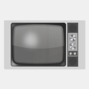 Retro Vintage TV Set Sticker