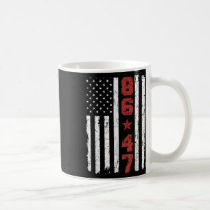 Retro Vintage Usa Flag 86 47 Anti Trump  Coffee Mug