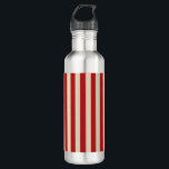 Retro Vintage Vertical PopCorn Classic Stripes 710 Ml Water Bottle<br><div class="desc">Bold stripes in horizontal or in vertical fashion are a modern classic graphic design style that always make for a great custom gift for yourself or for someone special on your list, these are sure to make an impression on any festive occasions. Email us using the "Ask this Designer" email...</div>