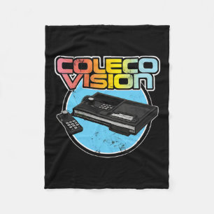 Retro Vintage Video Game Gamer  Fleece Blanket