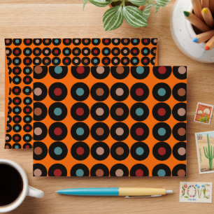 Retro Vintage Vinyl Record Music  Envelope