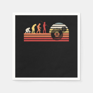 Retro Vintage Vinyl Record Napkin