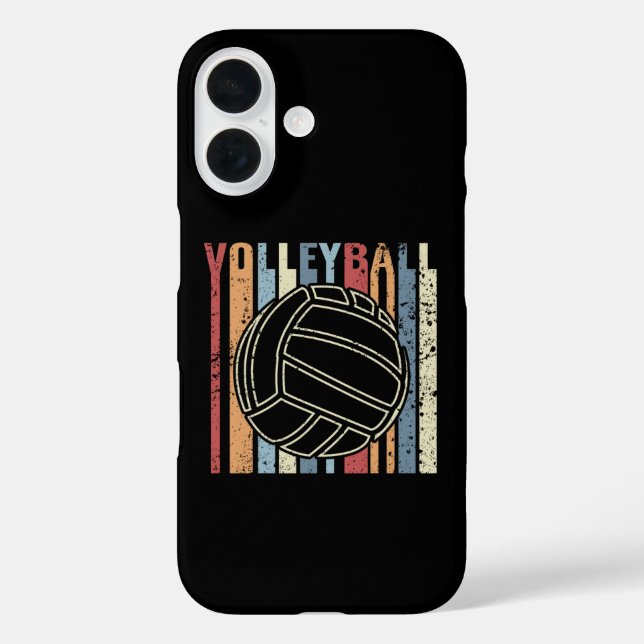 Retro Vintage Volleyball Case-Mate iPhone Case (Back)