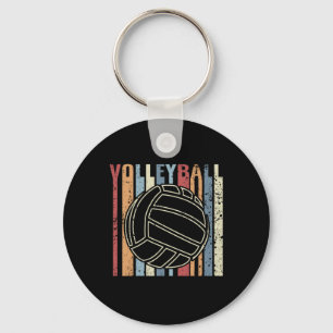Retro Vintage Volleyball Keychain