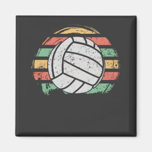 Retro Vintage Volleyball Magnet
