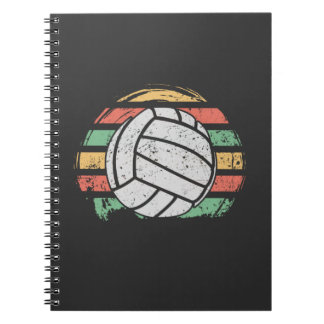 Retro Vintage Volleyball Notebook