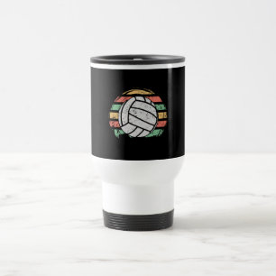 Retro Vintage Volleyball Travel Mug