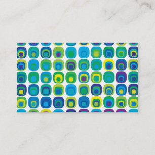 Retro Vintage Wallpaper Pattern Business Card