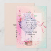 Retro Vintage Wedding Hot-Air Balloon
