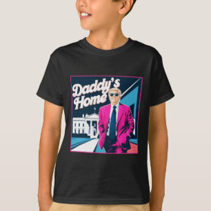 Retro Vintage White House Patriotic Welcome Home D T-Shirt