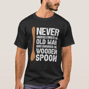 Retro Vintage Wooden Spoon Survivor  5 T-Shirt