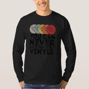 Retro Vinyl LP Record Vintage Vinyls T-Shirt