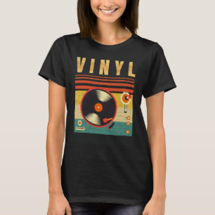 Retro Vinyl Music Addict Diggin Vinyl Crate T-Shirt