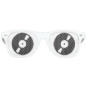 retro vinyl music record graphic retro sunglasses