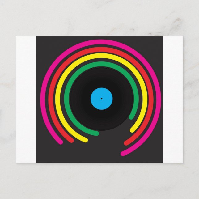 Retro Vinyl Postcard (Front)