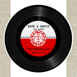 Vinyl Record Wedding Invitations Announcements Zazzle Ca