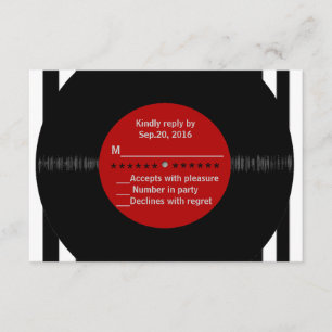 Retro Vinyl Record l Moderne RSVP