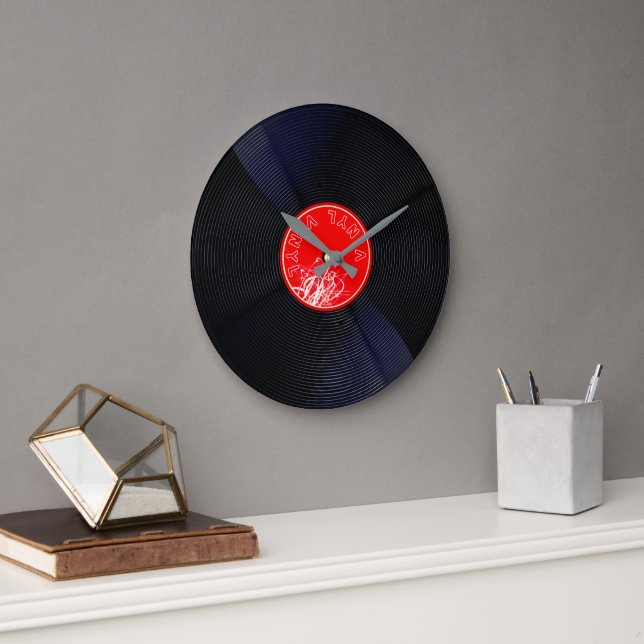 Retro Vinyl Record LP Album Record Wall Clock (Office)