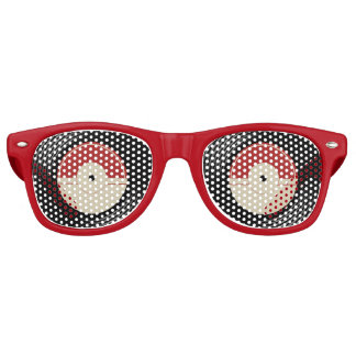 Retro Vinyl Record Party Sunglasses – Music Theme 