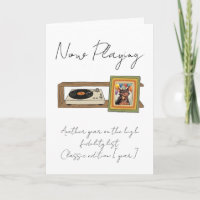 Retro Vinyl Record Player Photo Personalized