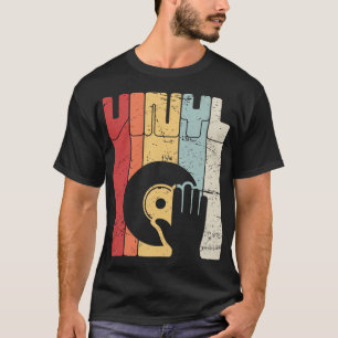 Retro Vinyl Record Turntable T-Shirt