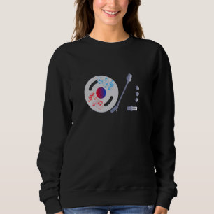 retro vinyl record-vintage vinyl LP record Sweatshirt