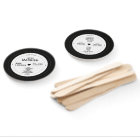 Retro Vinyl Record Wedding Program