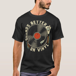 Retro Vinyl Records Vintage LP Record T-Shirt