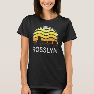 Retro Virginia Rosslyn Visitors Skyline Vintage Ur T-Shirt