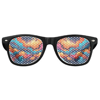 Retro Vision Classic Multicolor Pop Art Sunglasses