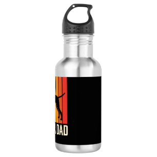Retro Vizsla Dad Dog Silhouette 532 Ml Water Bottle