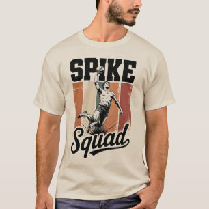 Retro Volleyball Spike Squad T-Shirt