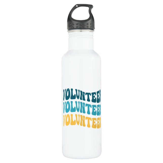 Retro Volunteer 710 Ml Water Bottle (Front)
