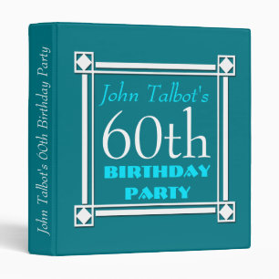 Retro W 60e anniversaire Guest Book Classeur