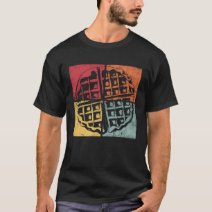Retro Waffle Gourmet Hobby Chef T-Shirt