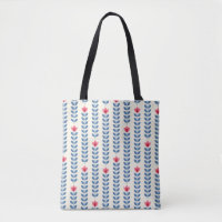Retro wallpaper - floral pattern with abstract sca