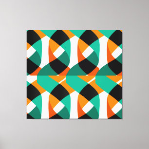 Retro Wallpaper: Vintage Design Canvas Print