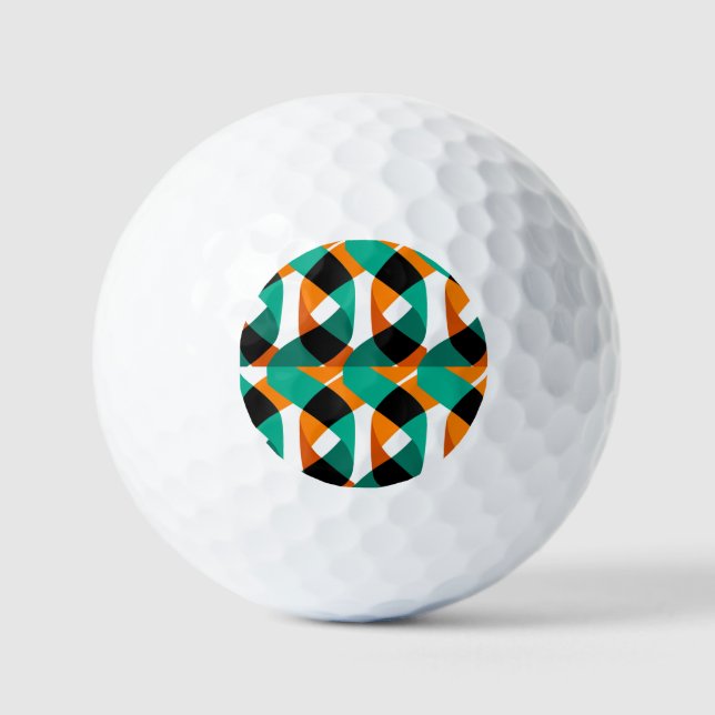 Retro Wallpaper: Vintage Design Golf Balls (Front)