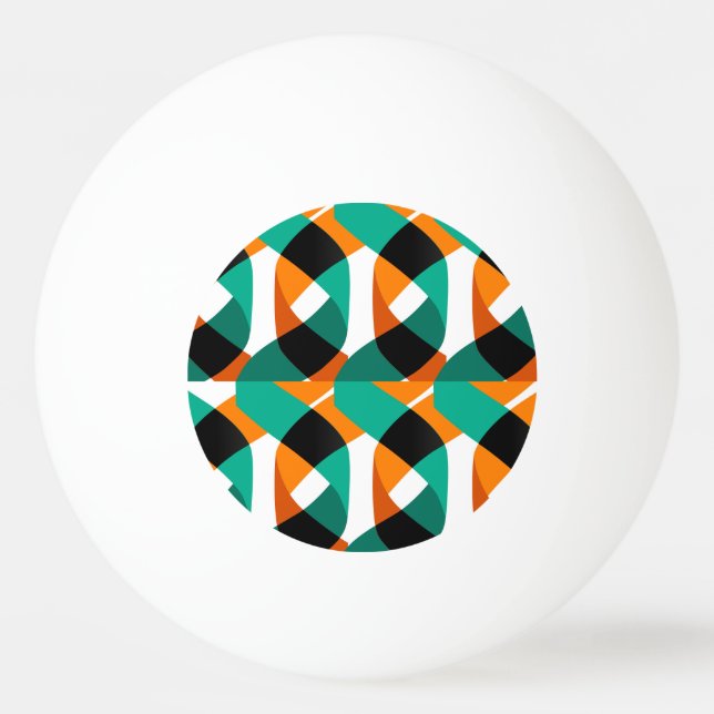 Retro Wallpaper: Vintage Design Ping Pong Ball (Front)