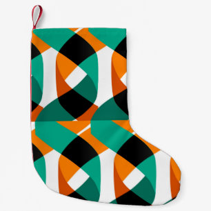 Retro Wallpaper: Vintage Design Small Christmas Stocking