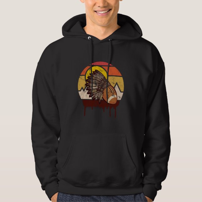 Retro Washington Football Fan Hoodie (Front)