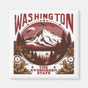 Retro Washington Magnet