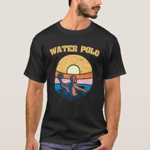 Retro Water Polo for a Swimming Play Coach Water P