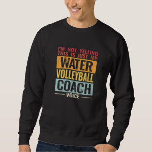 retro water volleyball coach water sports pool vol sweatshirt
