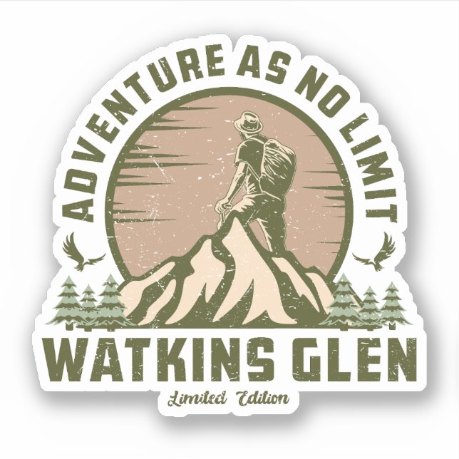 Retro Watkins Glen Hike  (Front)