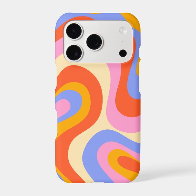 Retro Wave Bright Phone Case (Back)
