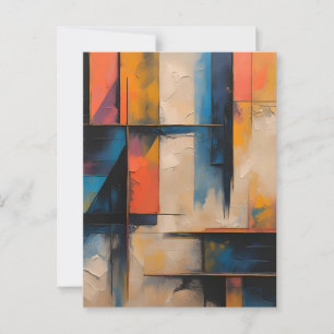 Retro Wave Design 01 Postcard