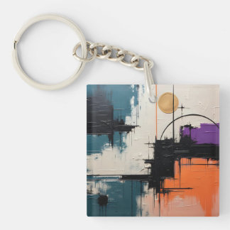 Retro Wave Design 03 - Porte - clé