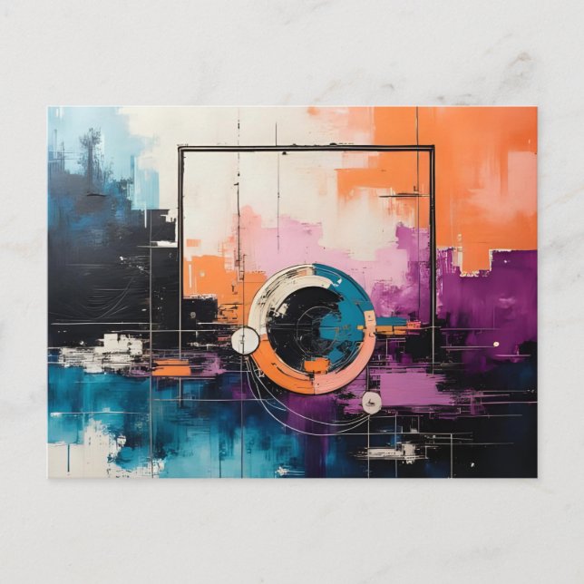 Retro Wave Design 04 - Carte postale (Devant)